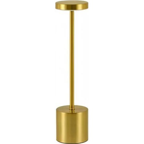 Wiederaufladbare USB-Tischleuchte, Touch-LED-Schreibtischlampe, 3 Farbtemperaturen für Nachttisch, Camping, Innenbereich, Außenbereich, Terrasse... (1/5)