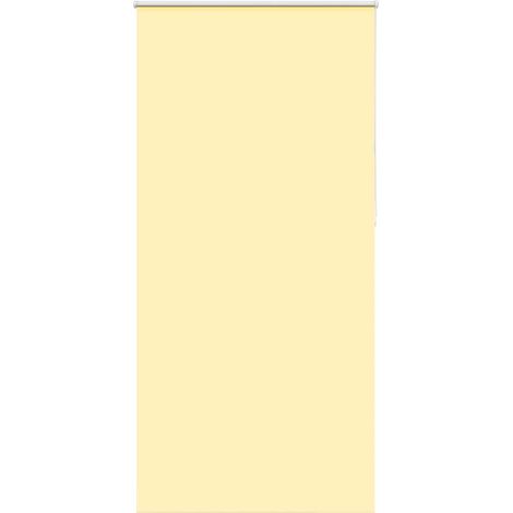 Verdunkelungsrollo Gelb 95x230 cm Stoffbreite 90,7 cm Polyester