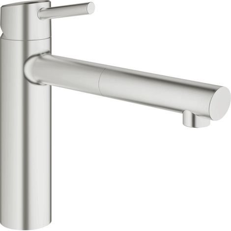 GROHE Concetto Mitigeur monocommandé pour évier, saillie 202mm,