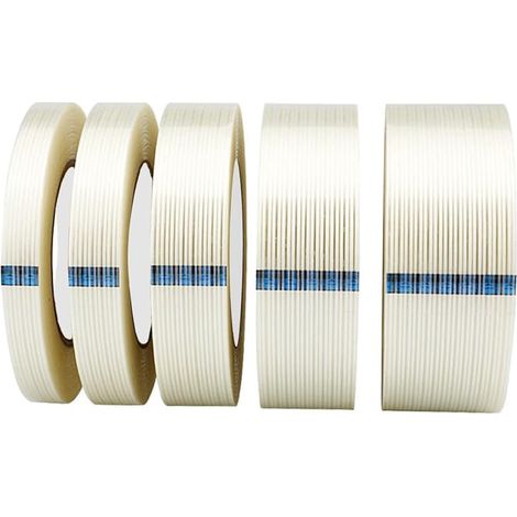 1 Ruban Adhésif en Fibre de Verre, 20mm x 50m, Ruban D'emballage, Ruban de Cerclage en Fibre Imperméable à l'eau, Ruban de Réparation (1/5)