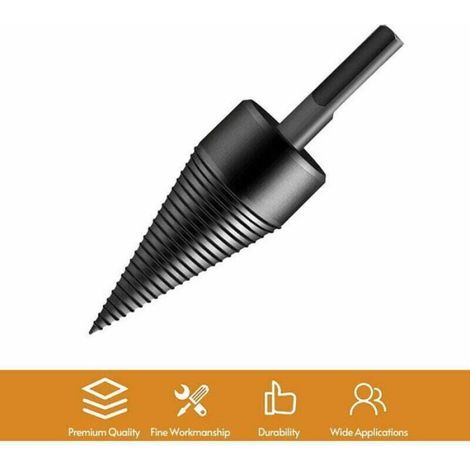 Foret A Bois - Tige Remplaçable Carrée Ronde Hexagonale - Pour Perceuse Electrique - 32 mm - Tete Pointue - 3 Pieces (1/5)
