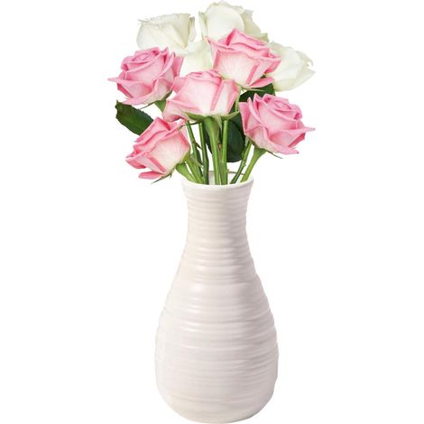3 pièces - Vase - Vase d'art en plastique - Vase décoratif résistant aux ruptures - Minimalist Artificial Flowers Holder for (1/5)