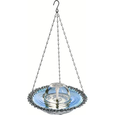 Hängender Vogelbadbrunnen, mehrere-grau