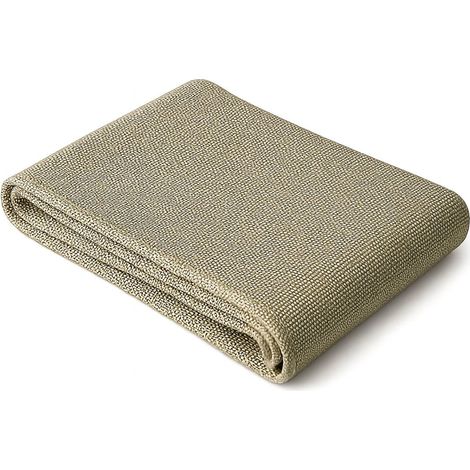 Bache soudure 0,9x1m - Couverture anti‑feu M0 1300 °C - Toile anti‑chaleur fibre de silicate avec induction vermiculite Weltek (1/5)