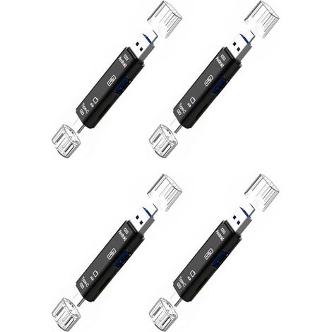 Geeignet für 4-in-1 multifunktionales OTG-Micro-Kartenlesegerät/USB-/TF-Kartenlesegerät, unterstützt Android-Typ-C-Telefone/Computer/universelle Typ-C-Schnittstelle