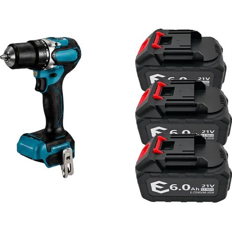 Batterie Lithium Rechargeable, 21V, Capacité de 6000 mAh, 3PCS 6.0Ah-DDF487 X1 (1/2)