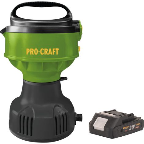 Pompa per piscina a batteria Procraft CPN22bb 20 V 3200 l/h + 1x batteria 2,0 Ah - senza caricabatteria