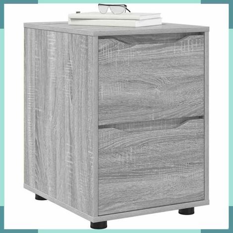 888843 Armoire de rangement Gris Sonoma 40 x 48 x 57 cm (1/5)