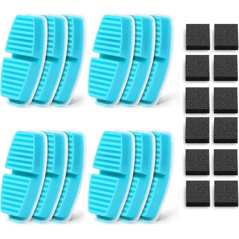 Lot de 24 Filtres Fontaine Chat Giotohun, 12 Charbon + 12 Éponges, Compatible B1, Eau Pure (1/5)