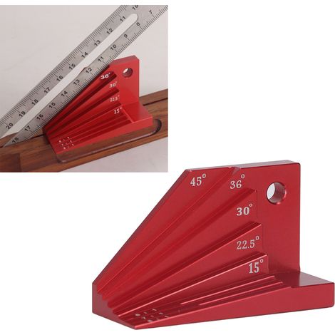 Holzbearbeitungswerkzeuge, Mehrwinkel-Aluminiumlegierungslehre (1/5)