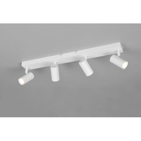 [GEBRAUCHT] B-Ware Trio Wandleuchte Deckenleuchte Taryn Leuchte Spot Weiß Metall 4 Flammig Gu10 Led