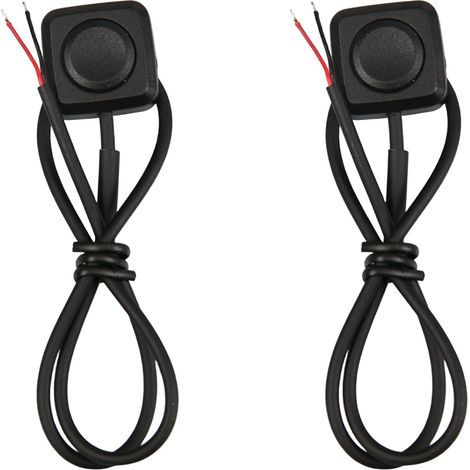 2 Pièces 300mm Interrupteurs à Bouton Poussoir Momentanés 12 V/24 V (1/5)