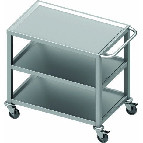 Desserte Inox Avec 3 Plateaux - Profondeur 500 mm - Stalgast