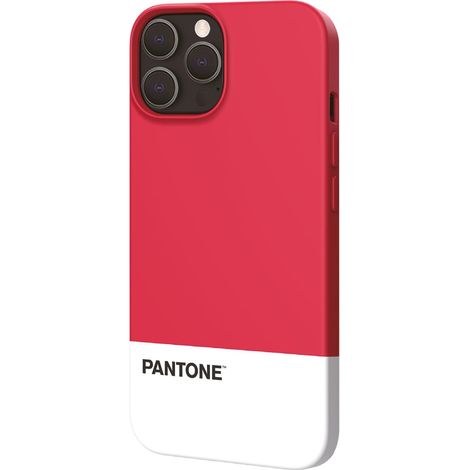 Pantone PT-PC1009R1 custodia per cellulare 17 cm (6.7") Cover Rosso, Bianco