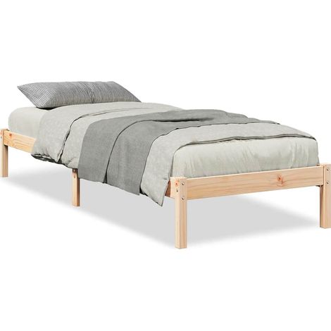 Maison Exclusive - Cama extralarga sin colchón madera maciza de p (1/5)