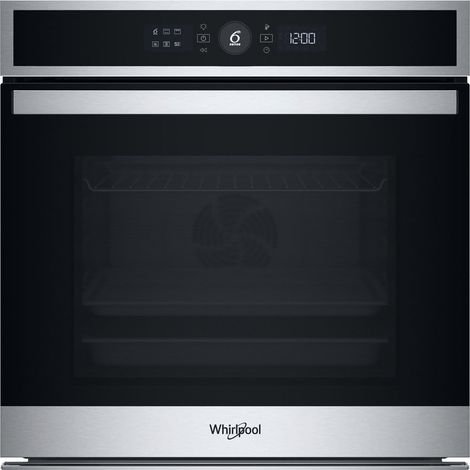 Whirlpool WOI4IS8PM0SXA Forno multifunzione Inox 17 funzioni Pizza310° Cook4 Steam+ classe A+ 73Lt, Pirolisi + Idrolisi. Dimensione del forno: Media, Tipo di forno: Forno elettrico, Capacità intern...