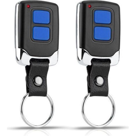 Lot de 2 télécommandes exclusivement pour Hörmann 868,3 MHz, bouton bleu : HSM4 868, HSE2 868, HSM4 868, HS4 868, HS(M) 2/4, HSZ1 868, HSP4 868, HSP4 C, HSD2 A (1/4)