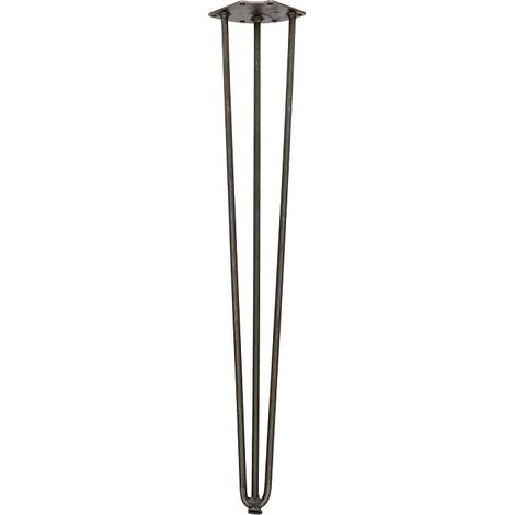 Dreibein-Haarnadelform, 73 cm, Stahl