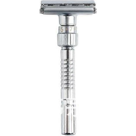 Rasoir de sécurité manuel à double tranchant pour homme, avec boîte.