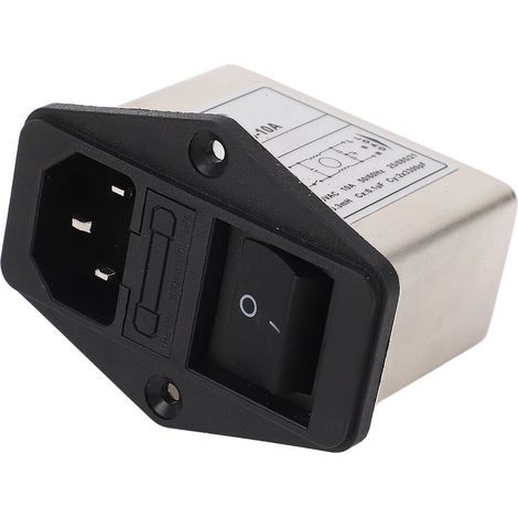 Prise IEC avec Fusible et Interrupteur à Bascule 115V/250V pour Équipements Électriques (1/5)