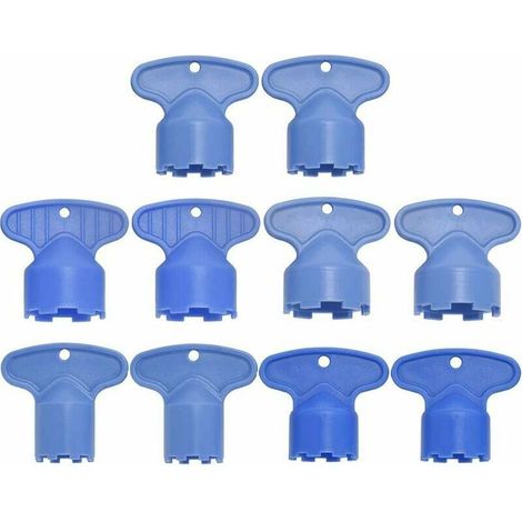 Clé d'aérateur, lot de 10 pièces. Outil clé d'aérateur pour robinet, capuchon d'aérateur pour aérateurs de 16,5, 18,5, 21,5, 22,5 et 24 pouces. Clé d'aérateur pour évier de cuisine. (1/5)