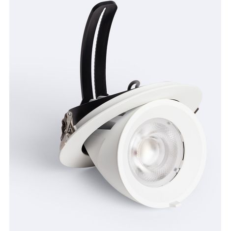 Downlight LED 30W Circolare Orientabile Chip OSRAM CCT Selezionabile 120 lm/W LIFUD Foro Ø 150 mm Selezionabile (Caldo-Naturale-Freddo)