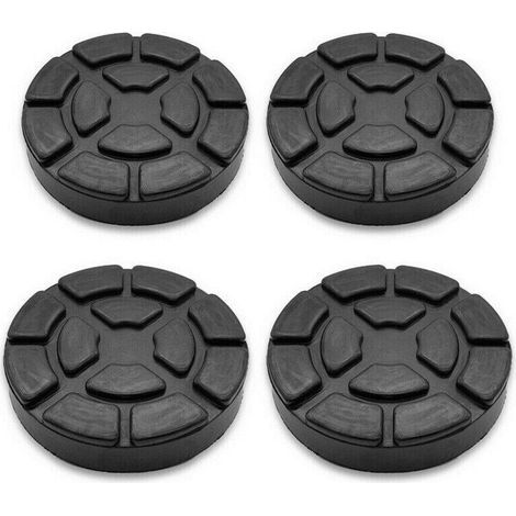 4X Patins en caoutchouc Réceptacles en caoutchouc 123 mm pour plaque de 110 mm Ponts élévateurs Outils de réparation, Table élévatrice