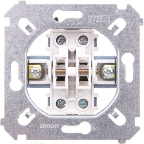 Botón para persiana enrollable multiposición Simon 54, mecanismo de 10 A 250 V, conectores rápidos, SZP1WM