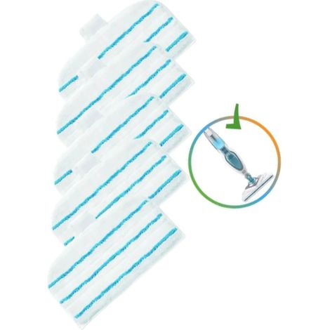 Ersatzteil - SOS Accessoire Lot de 5 lingettes microfibres pour Nettoyeur vapeur 90585868 -  -