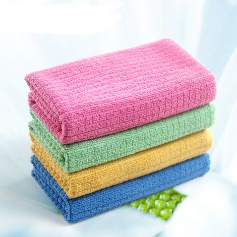 4er-Pack Mikrofasertücher, saugfähige Geschirrtücher, Küchenreinigungshelfer (1/5)