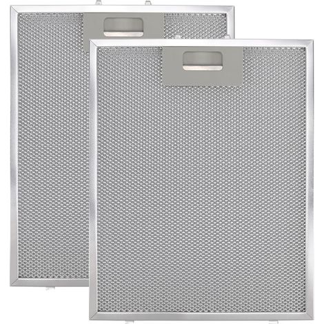 Filtro para campana extractora, paquete de 2 unidades, dimensiones: 320 x 260 x 9 mm, filtra eficazmente la grasa y los humos. (1/5)