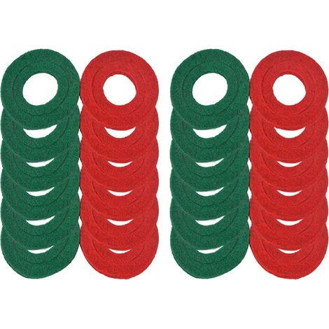 Rondelles de borne de service de batterie, ensemble de 24 tampons en feutre avec ouverture centrale circulaire, construction en fibre douce pour les d ' entretien de routine, rondelles pour de (1/5)