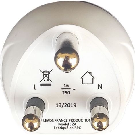 Adapter 2p+t Südafrika 230V 3680W - LTE Design