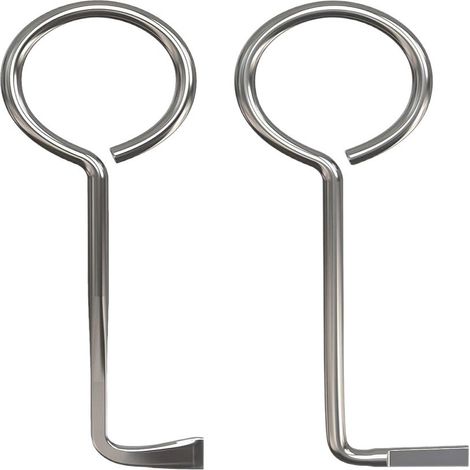 A set of two master keys and one lock can open almost any door, including the bedroom master key. (1/3)