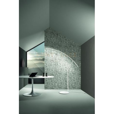 PIANTANA FOLAGA BIANCO LED 1230LM 3000K 30W DIMMERABILE H.190CM L.146CM
