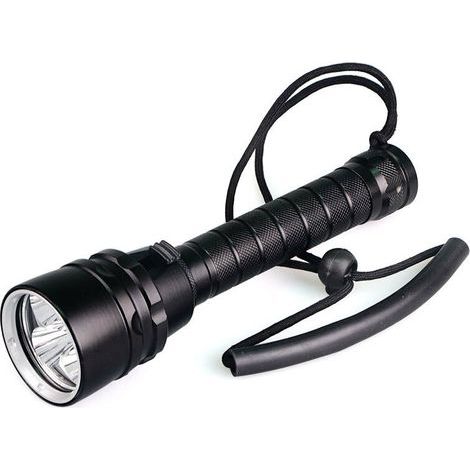 BigMac Cree L2 LED Plongée sous-Marine Lampe Torche 100M Submarine étanche Batterie Rechargeable Lumière et Chargeur Inclus (1/4)