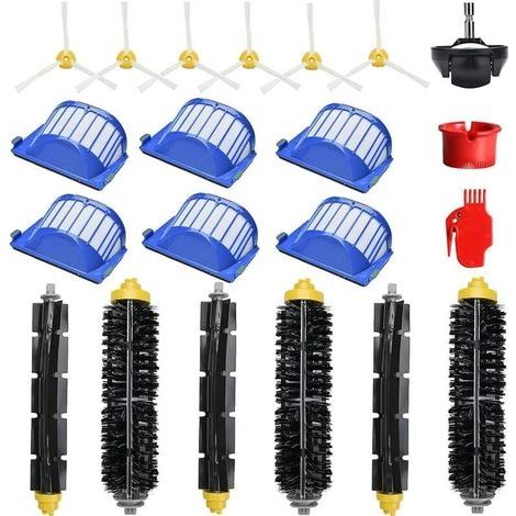 Ensemble d'accessoires pour iRobot Roomba 600 Series 671 692 694 697 698 650 651 660 690 Balai Brosse Filtre Rouleau Pièces De Rechange (1/5)