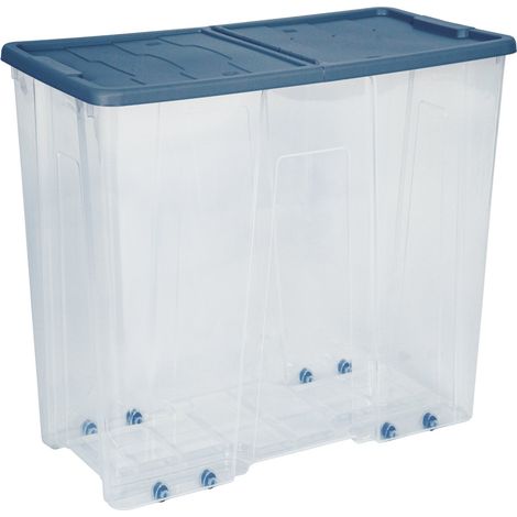 Eco Box 100 L mit Deckel und Griffen 700x500x450