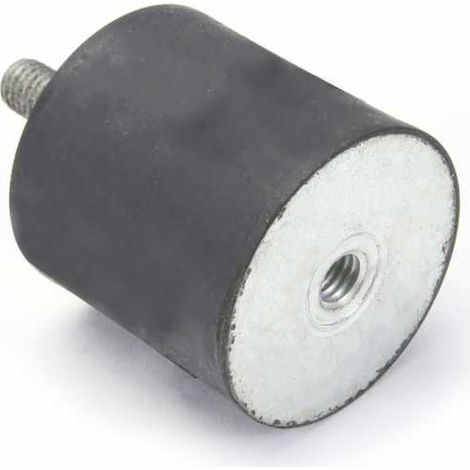 Silent bloc, plot antivibratoire universel 40 x 40 mm. Mâle M8 / Femelle M8 (1/5)