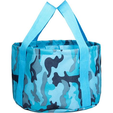 Pliant portable bassin d'eau voyage extérieur seau 15L voyage pied bassin voyage stockage lavage visage bleu (1/5)