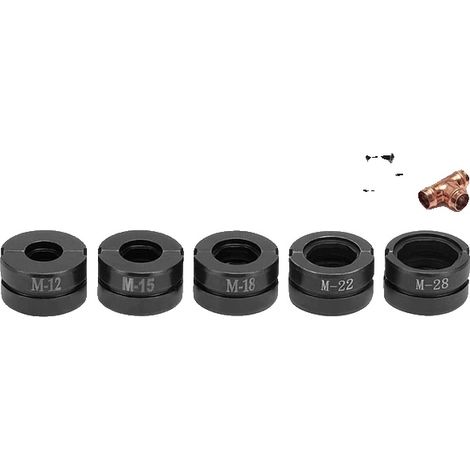 Outil de sertissage de tuyaux hydrauliques, construction durable, design convivial, M12 15 18 22 28mm (1/2)