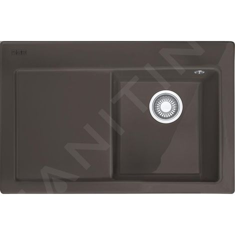 Franke Mythos - Évier en céramique MTK 611-78/7, 780x510 mm, Graphit 124.0433.434 (1/2)