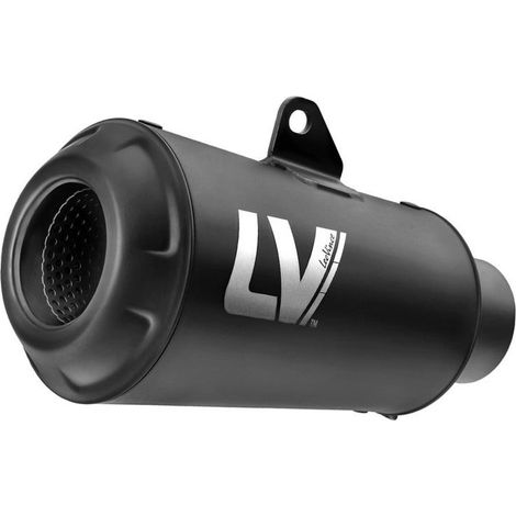 Terminale di scarico Slip-On LV-10 Full Black compatibile con BMW S 1000 XR 2020-2023, migliora performance e stile, facile installazione, design sportivo (1/5)