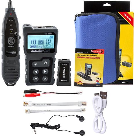 PoE-Tester, Inline-Tester, Netzwerkkabeltester für PoE-Tests, Netzwerkkabel