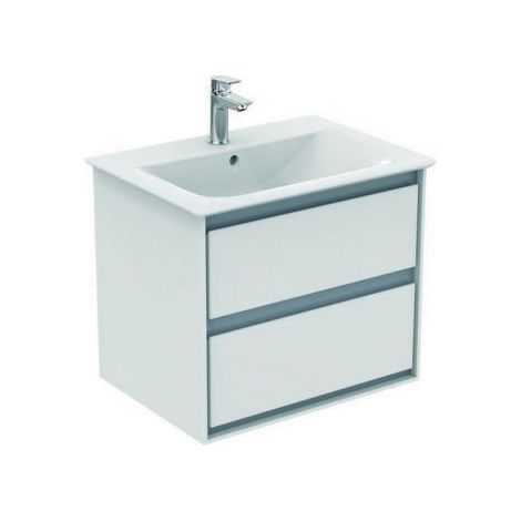 façade de tiroir inférieur CONNECT AIR gris clair brillant et mat pour WTU 600mm IDEAL STANDARD (1/4)