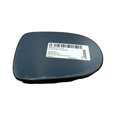 [PRODUIT D'OCCASION] Glace Retroviseur Exterieur D RENAULT Clio III 2009- ♻️ Ref Oe. 7701069554 - Garantie à vie (1/3)