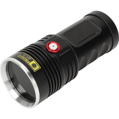 365-nm-UV-Taschenlampe, wasserdicht (IPX45), USB-aufladbar, zur Moos- und Geldscheinerkennung (1/5)