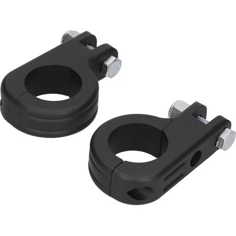 Paire de supports de repose-pieds en alliage d'aluminium pour garde-corps moto, accessoires de fixation compatibles Yamaha (1/5)