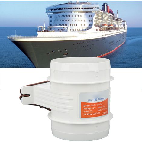12-V-4-Zoll-Geradlüfter für Yachten und Wohnmobile (1/5)