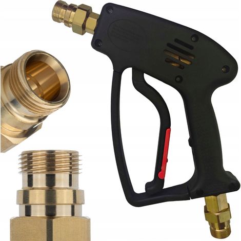 Pistola a Spruzzo di Ricambio compatibile con Idropulitrice Kärcher HD HDS – 350 BAR, 150°C, 40 l/min, Ergonomica con Blocco del Grilletto